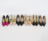 VINTAGE CHANEL HEEL SHOE GROUP