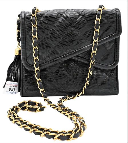 VINTAGE CHANEL LEATHER TASSEL