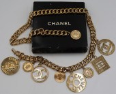 VINTAGE CHANEL LOGO MEDALLION