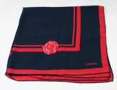 VINTAGE CHANEL NAVY BLUE & RED