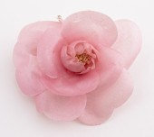 VINTAGE CHANEL PINK CAMELLIA F