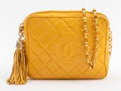 VINTAGE CHANEL QUILTED YELLOW