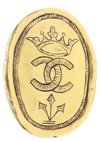 VINTAGE CHANEL REGAL CROWN LOGO