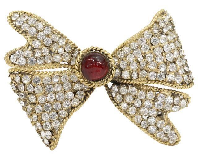 VINTAGE CHANEL RHINESTONE & GRIPOIX