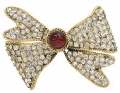 VINTAGE CHANEL RHINESTONE & GR