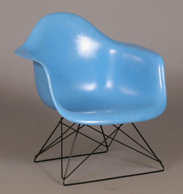 Vintage Charles Eames bright blue