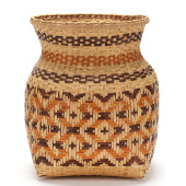 VINTAGE CHEROKEE WASTE BASKET