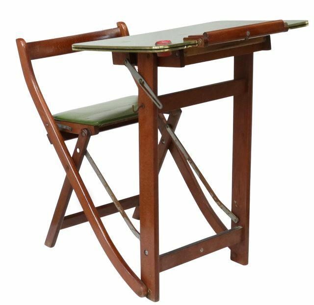 VINTAGE CHILD'S FOLDING SCHOOL DESK