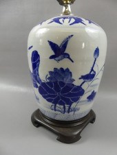 VINTAGE CHINESE BLUE & WHITE L