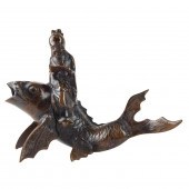VINTAGE CHINESE BRONZE IMMORTA