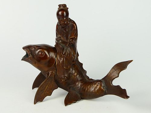 VINTAGE CHINESE BRONZE IMMORTAL
