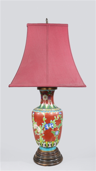 Vintage Chinese cloisonné table