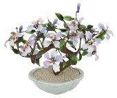 VINTAGE CHINESE GLASS BONSAI T