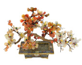 VINTAGE CHINESE GLASS BONSAI T