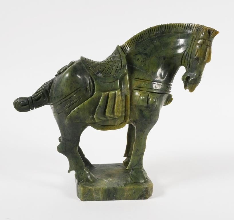 VINTAGE CHINESE HARDSTONE HORSE