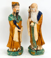 VINTAGE CHINESE MUDMEN SCULPTU