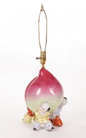 VINTAGE CHINESE POLYCHROME POR