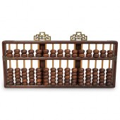 VINTAGE CHINESE WOODEN ABACUSD