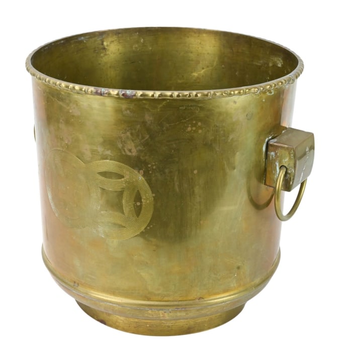 VINTAGE CHINOISSERIE BRASS