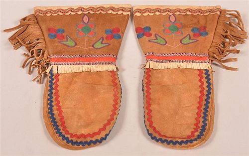 VINTAGE CHIPEWYAN TYPE MOOSE HIDE