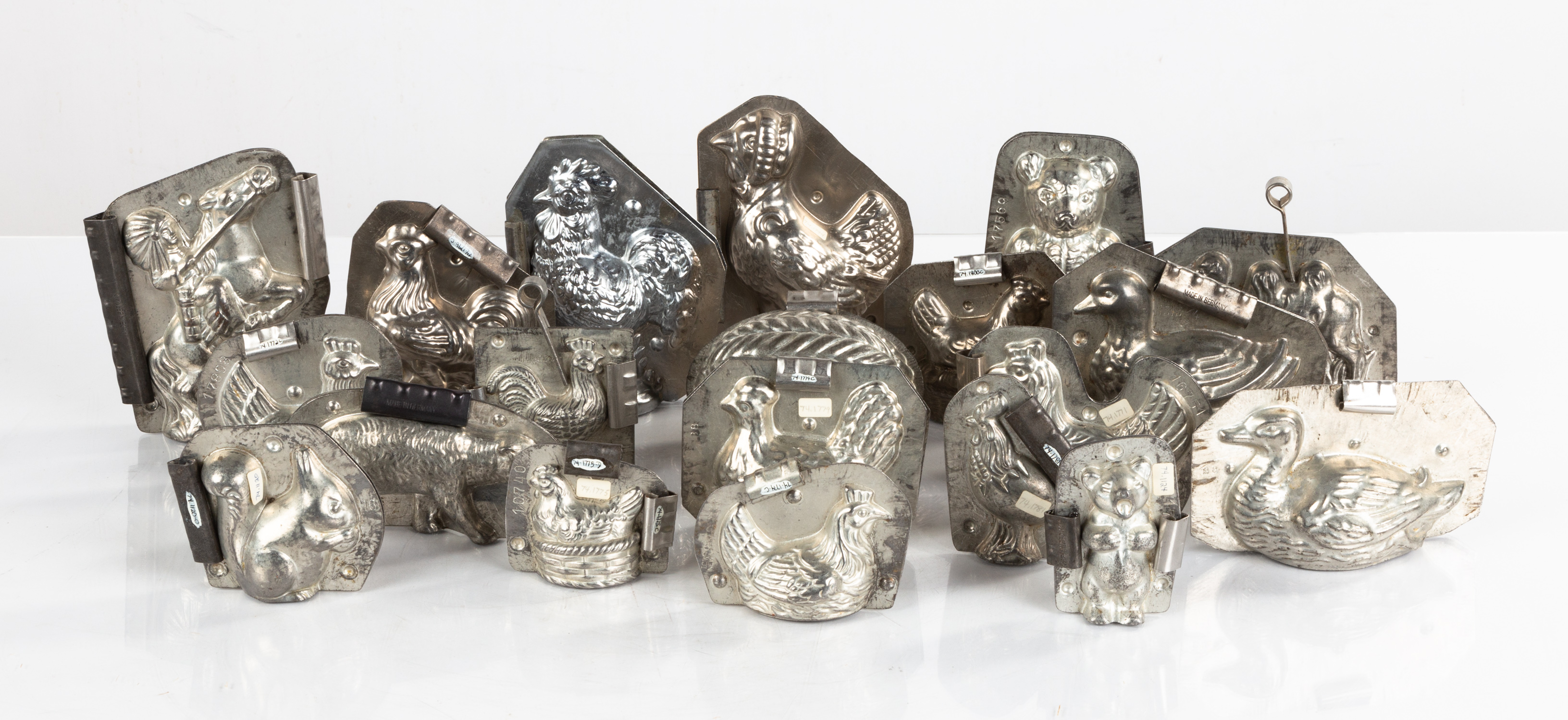 VINTAGE CHOCOLATE MOLDS Circa 1900.