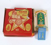 Vintage Christmas decorations;