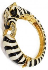 VINTAGE CINER ENAMEL ZEBRA HIN