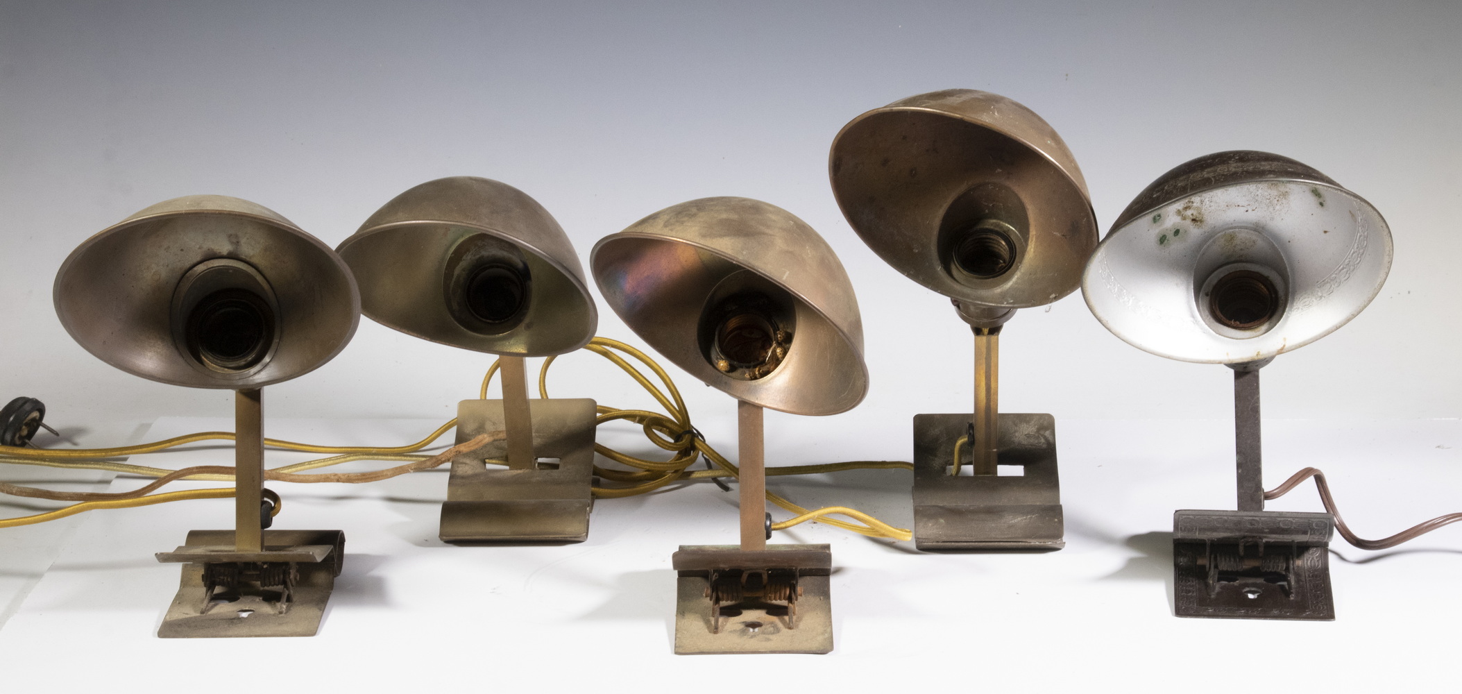 VINTAGE CLIP-ON ELECTRIC LAMPS