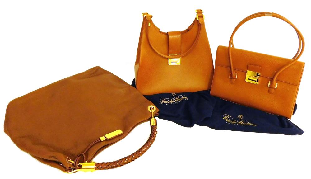 VINTAGE CLOTHING: THREE HANDBAGS,