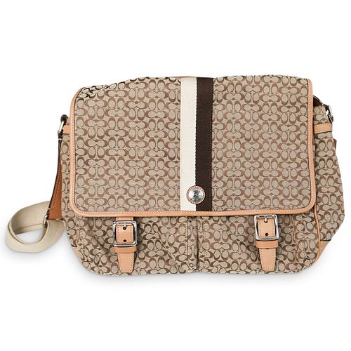 VINTAGE COACH CANVAS AND LEATHER