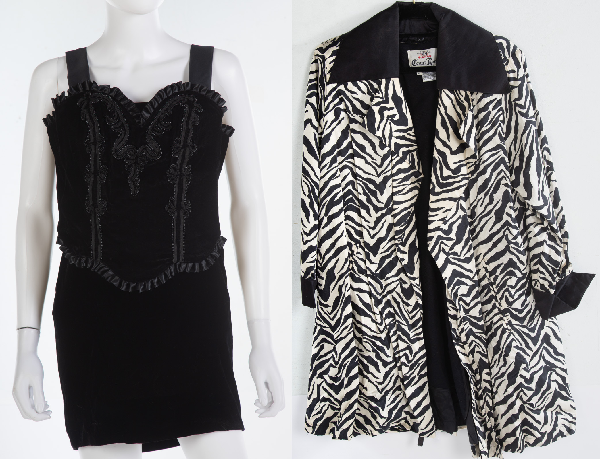 VINTAGE COAT AND VELVET SET Coat by