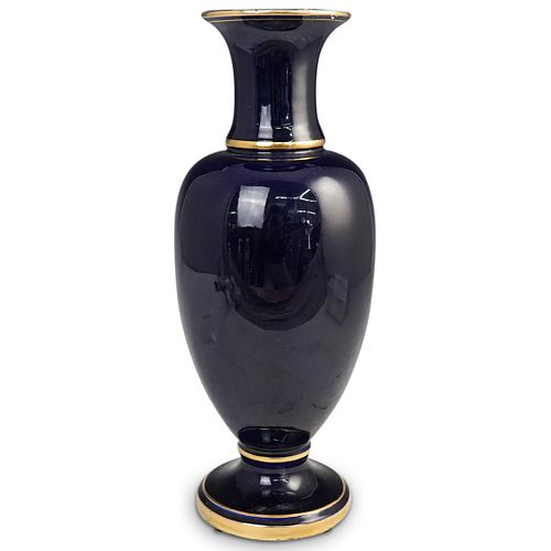 VINTAGE COBALT BLUE AND GILT
