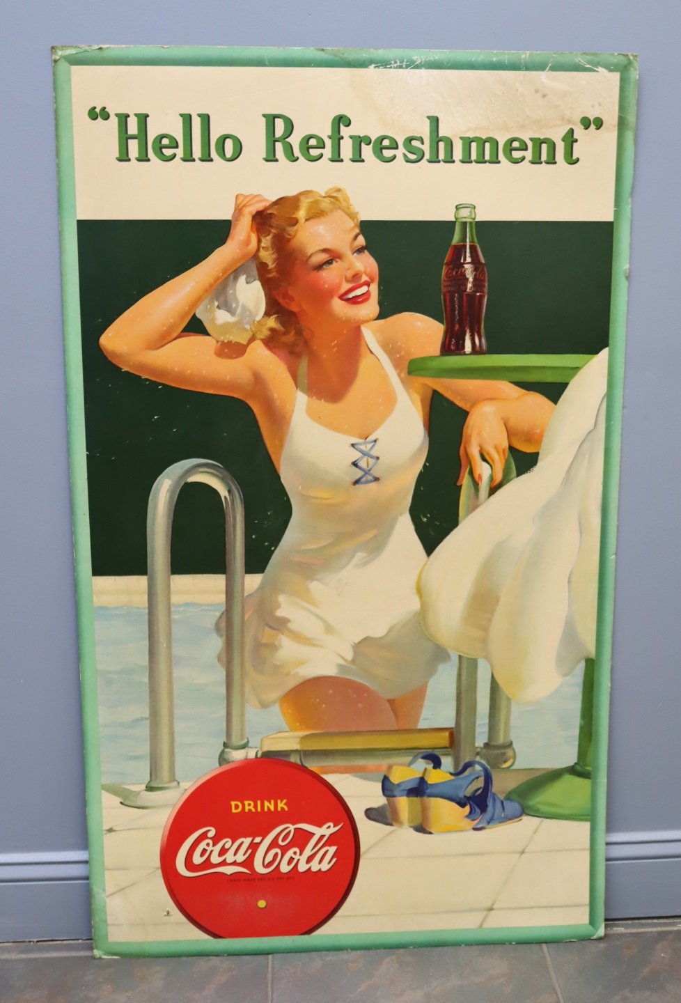 VINTAGE COCA COLA CARDBOARD