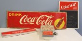 VINTAGE COCA COLA CLOCK, BLACK