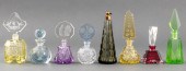 VINTAGE COLORED CZECH GLASS PE