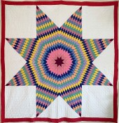 VINTAGE COLORFUL TEXAS STAR PA