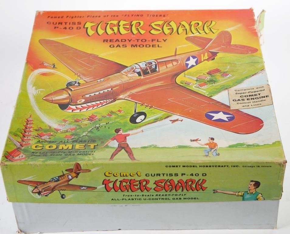 VINTAGE COMET TIGER SHARK TOY