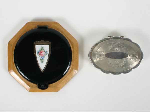 Vintage compacts two pc.
