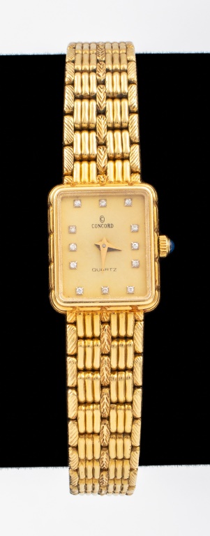 VINTAGE CONCORD 14K GOLD WATCH