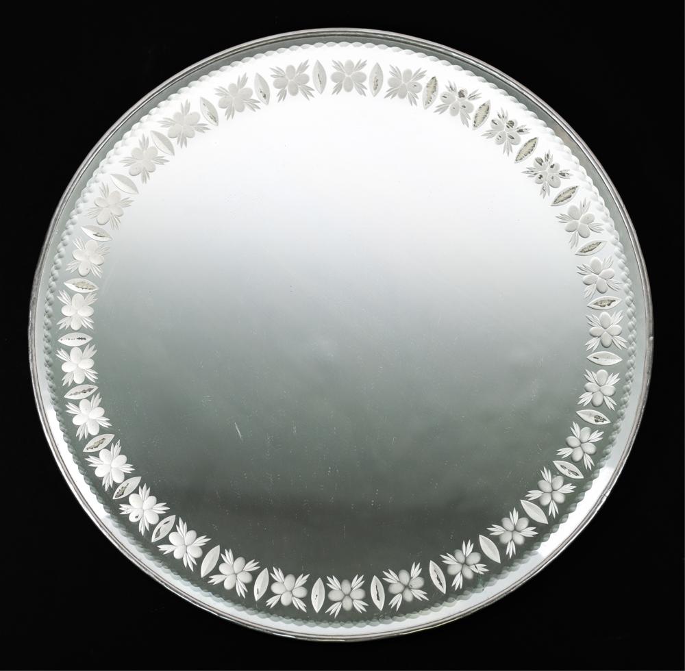 VINTAGE CONTINENTAL ETCHED GLASS