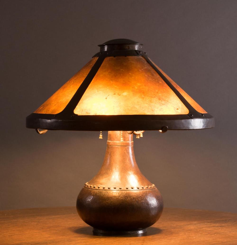 VINTAGE COPPER TABLE LAMPVINTAGE