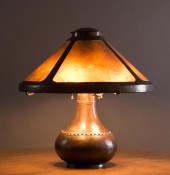 VINTAGE COPPER TABLE LAMPVINTA