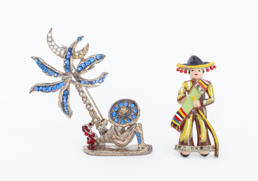 VINTAGE CORO PIN & STERLING