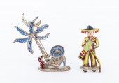 VINTAGE CORO PIN & STERLING SI