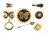 VINTAGE COSTUME GOLD-TONE NIEL