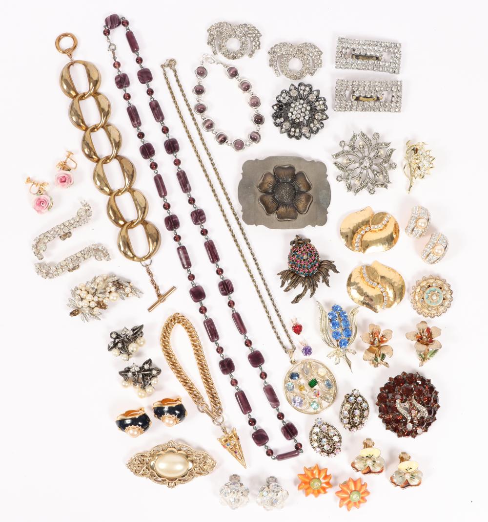 VINTAGE COSTUME JEWELRY AND