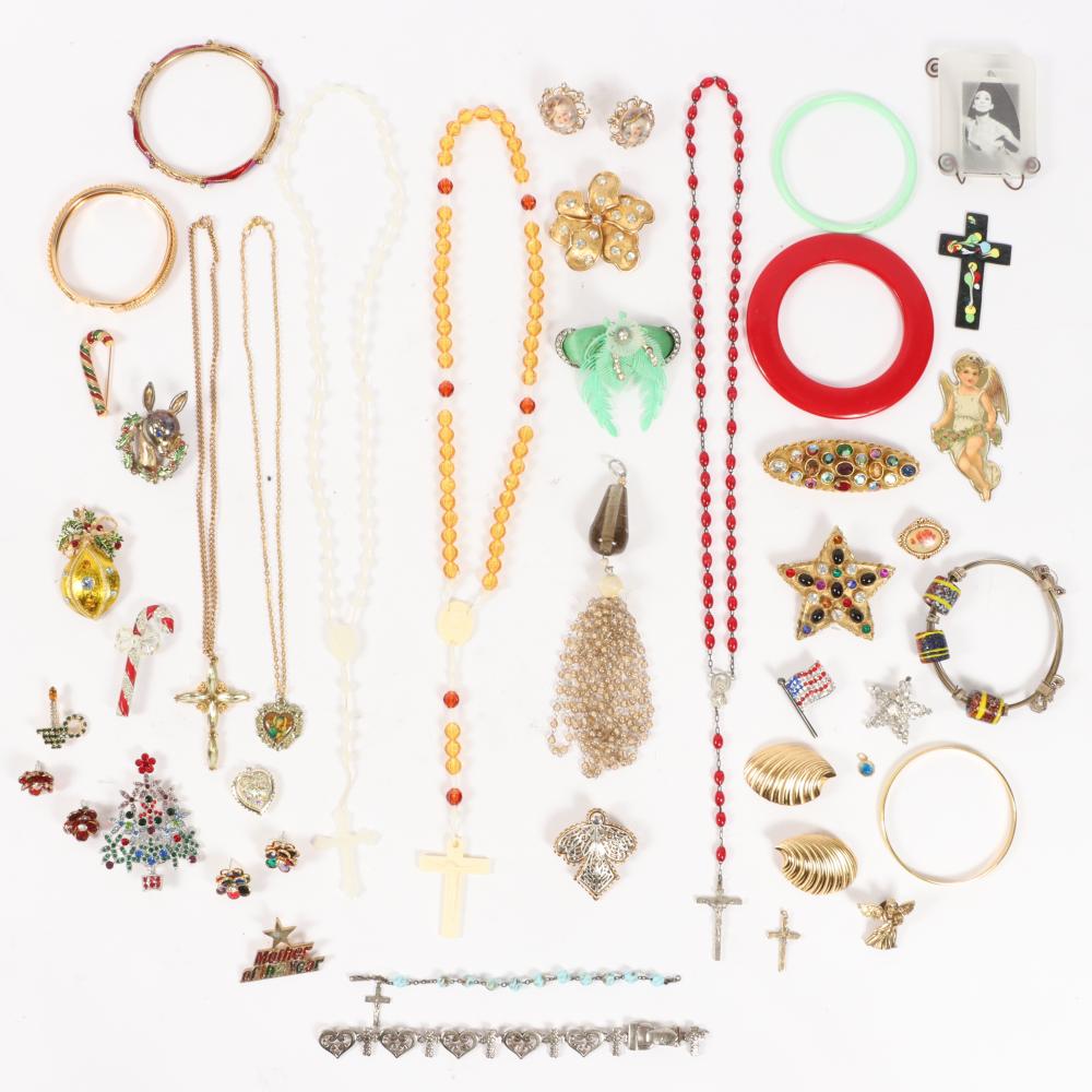 VINTAGE COSTUME JEWELRY AND