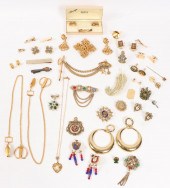 VINTAGE COSTUME JEWELRY AND AC