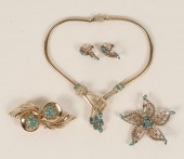 Vintage costume jewelry four p