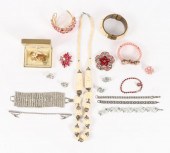 VINTAGE COSTUME JEWELRY GROUP